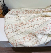 Khăn mặt muslin, khăn tắm muslin họa tiết xinh xắn cho bé giá rẻ